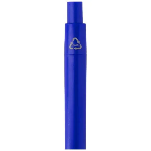 Mini bolígrafo Ramin de plástico reciclado (tinta azul)