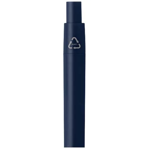 Mini bolígrafo Ramin de plástico reciclado (tinta azul)