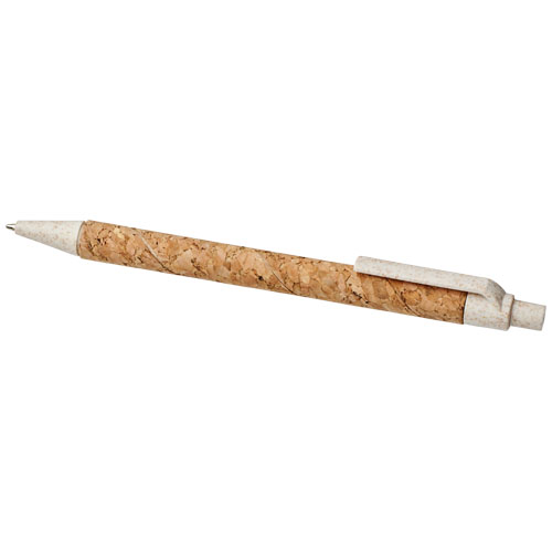 Bolígrafo de corcho y paja de trigo 