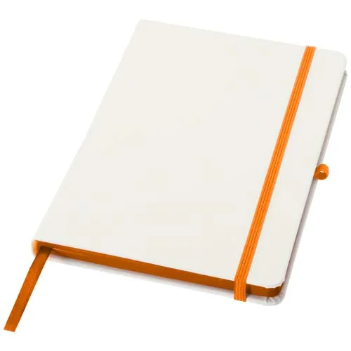 naranja Cuaderno Spectrum A5 de tapa dura con bordes de colores