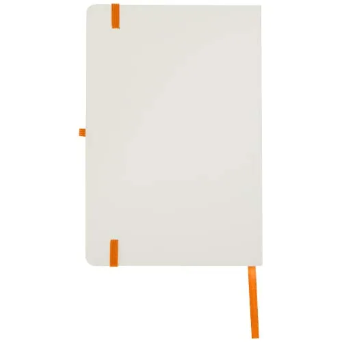 naranja Cuaderno Spectrum A5 de tapa dura con bordes de colores