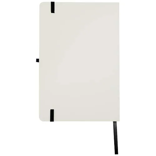negro intenso Cuaderno Spectrum A5 de tapa dura con bordes de colores