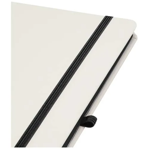 negro intenso Cuaderno Spectrum A5 de tapa dura con bordes de colores