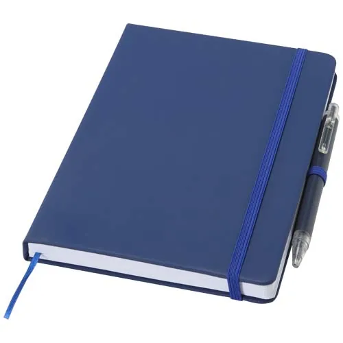 Set de cuaderno reciclado y bolígrafo Spectrum A5