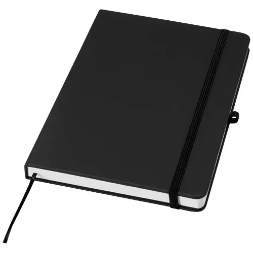 negro intenso Cuaderno Spectrum A5 de tapa dura reciclada
