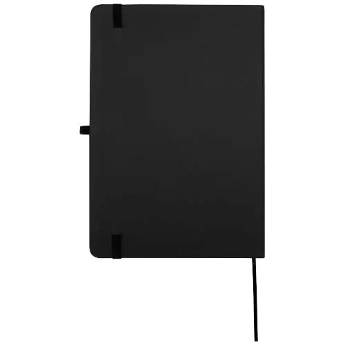 negro intenso Cuaderno Spectrum A5 de tapa dura reciclada