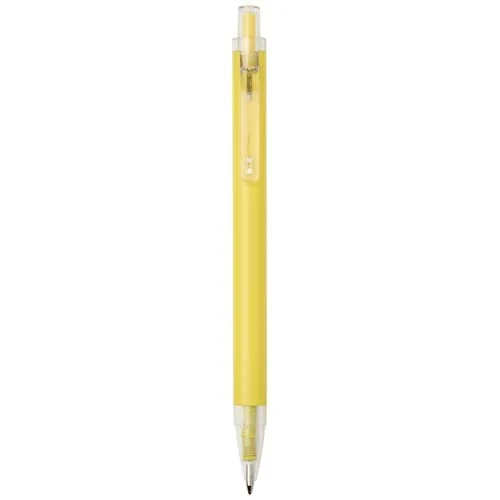 amarillo Bolígrafo Spectrum de aluminio reciclado (tinta azul)
