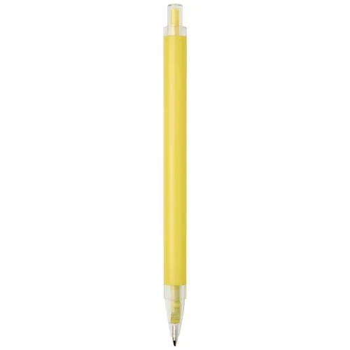 amarillo Bolígrafo Spectrum de aluminio reciclado (tinta azul)
