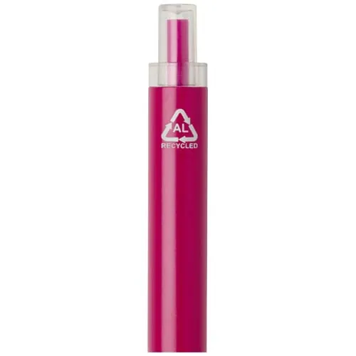 rosa Bolígrafo Spectrum de aluminio reciclado (tinta azul)