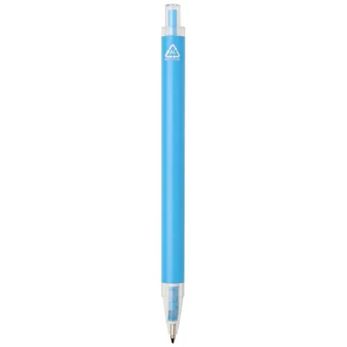 azul claro Bolígrafo Spectrum de aluminio reciclado (tinta azul)