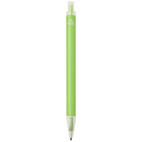 verde lima Bolígrafo Spectrum de aluminio reciclado (tinta azul)