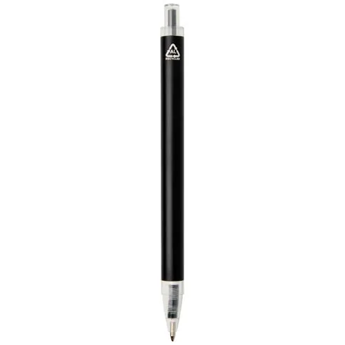 negro intenso Bolígrafo Spectrum de aluminio reciclado (tinta azul)