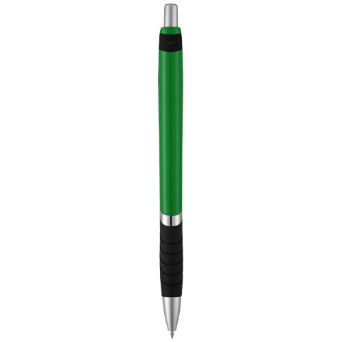 Bolígrafo de color liso con empuñadura de goma 