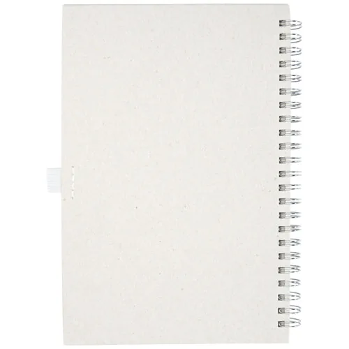 Libreta A5 con espiral fabricada a partir de cartones de leche recilados 