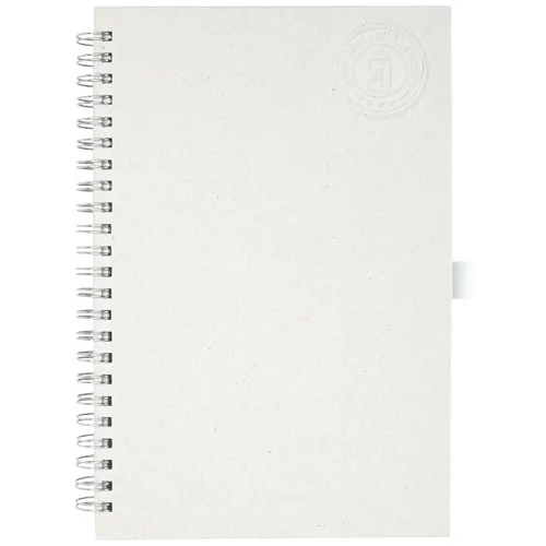 Libreta A5 con espiral fabricada a partir de cartones de leche recilados 