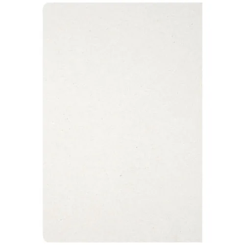 Libreta A5 sin lomo fabricada con cartones de leche recilados 