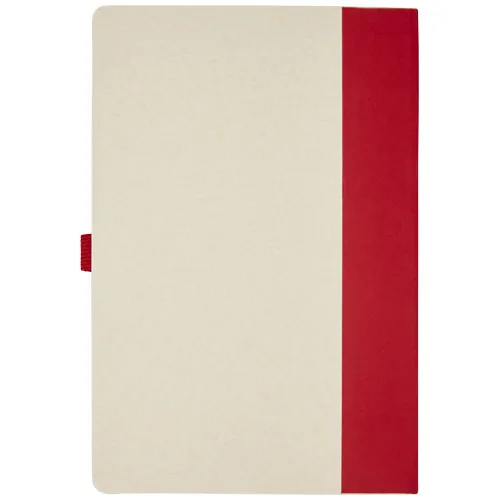 Set de libreta de referencia de tamaño A5 y bolígrafo fabricados con cartones de leche reciclados 