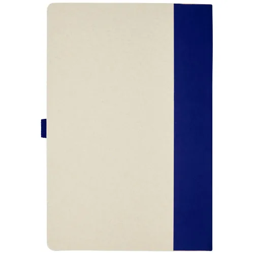 Set de libreta de referencia de tamaño A5 y bolígrafo fabricados con cartones de leche reciclados 