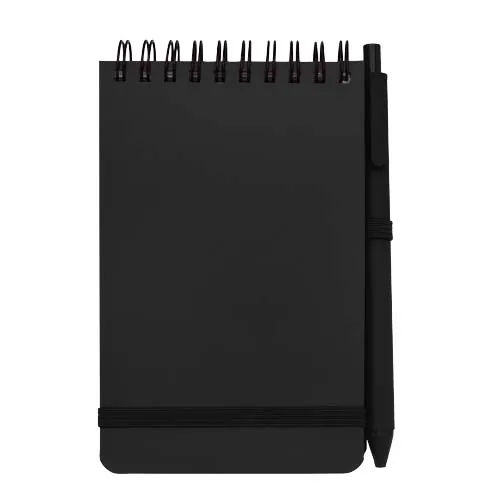 Libreta de tapa dura A6 de plástico procedente del océano con bolígrafo 