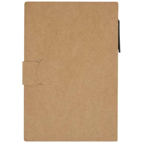 Libreta con notas adhesivas con bolígrafo 