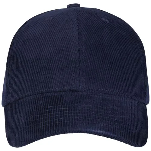 Gorra de 6 paneles de pana reciclada 