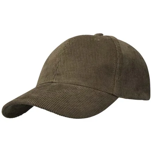 Gorra de 6 paneles de pana reciclada 