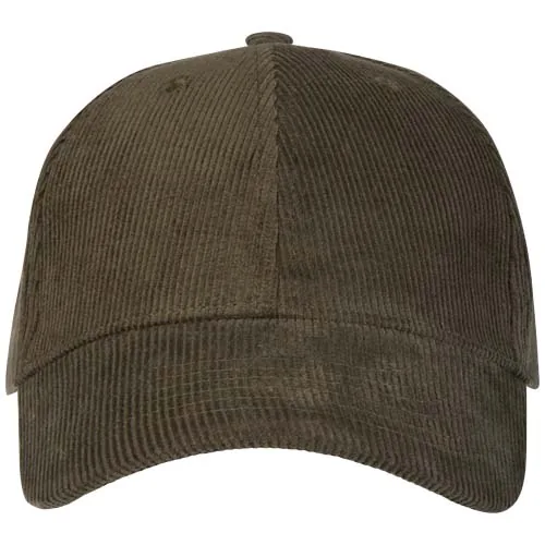 Gorra de 6 paneles de pana reciclada 