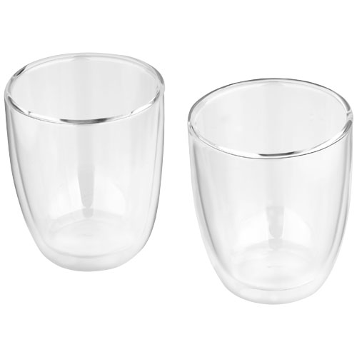 Set de 2 vasos de vidrio 