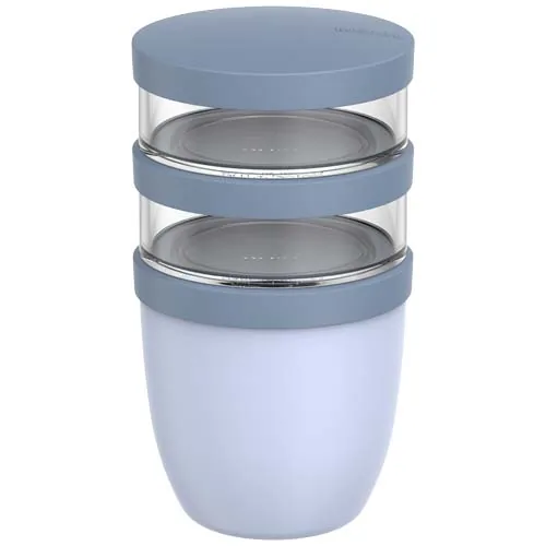 Fiambrera con aislamiento con 3 piezas de 500 ml + 2 × 200 ml 