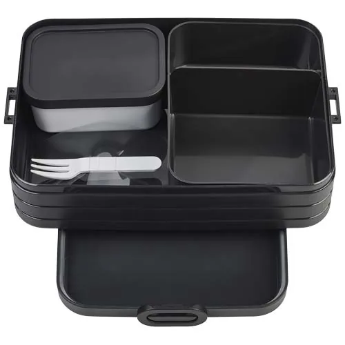negro intenso Fiambrera grande Take a Break de Mepal, modelo Bento, 1500 ml