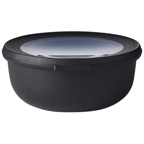 negro intenso Mepal Cirqula, recipiente con varios compartimentos, 750 ml