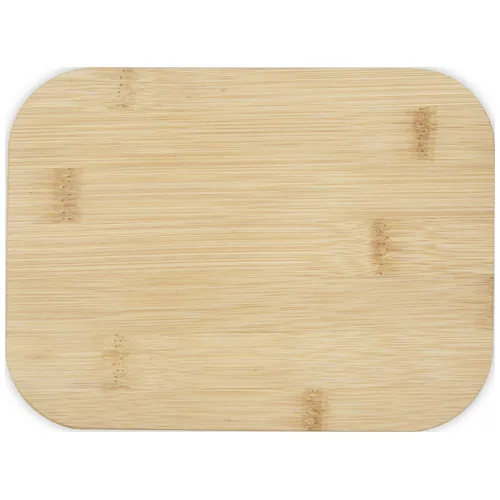 Fiambrera de 1000 ml en vidrio con tapa de bambú 