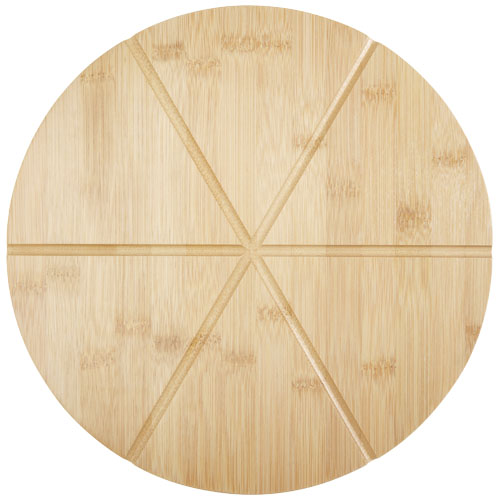 Tabla de pizza y accesorios de bambú 