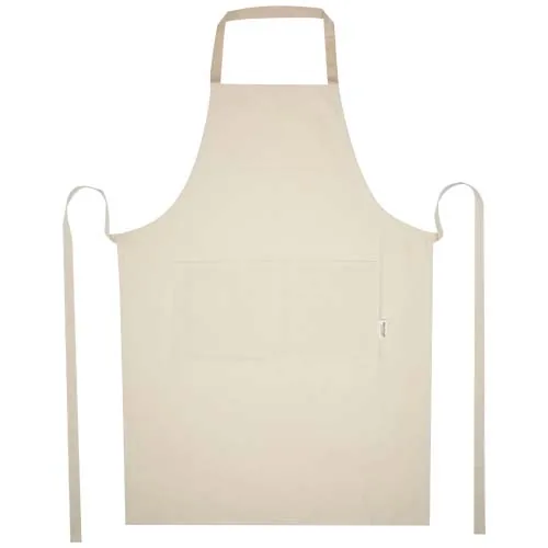 Delantal de algodón reciclado de 200 g/m² 