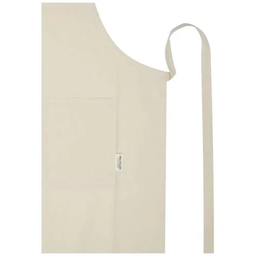 Delantal de algodón reciclado de 200 g/m² 