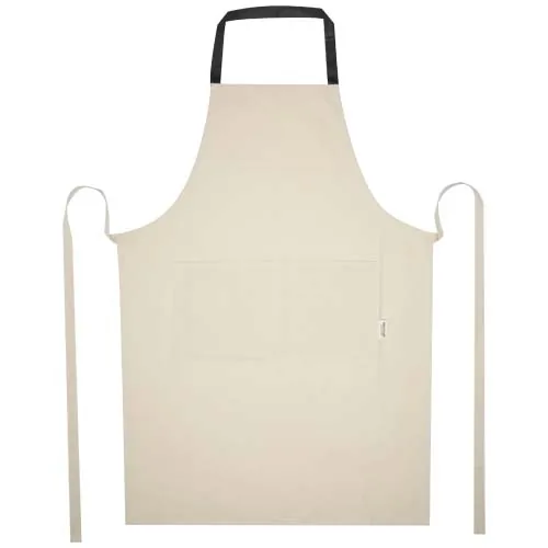 Delantal de algodón reciclado de 200 g/m² 