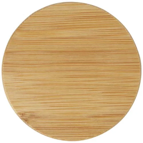 Tetera con filtro y tapa de bambú 