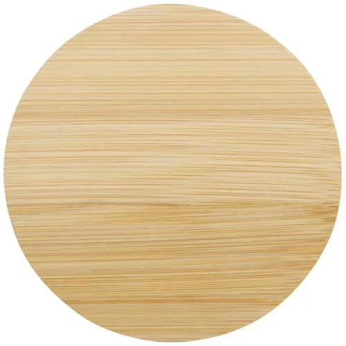 Taza de vidrio de 250 ml con tapa de bambú 