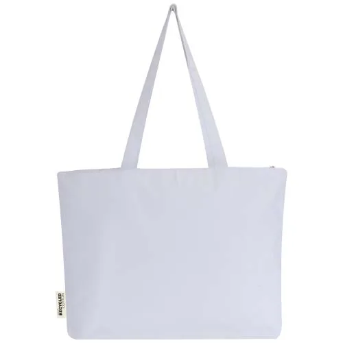 Bolsa Tote de algodón 320 g/m² con cremallera Ningbo