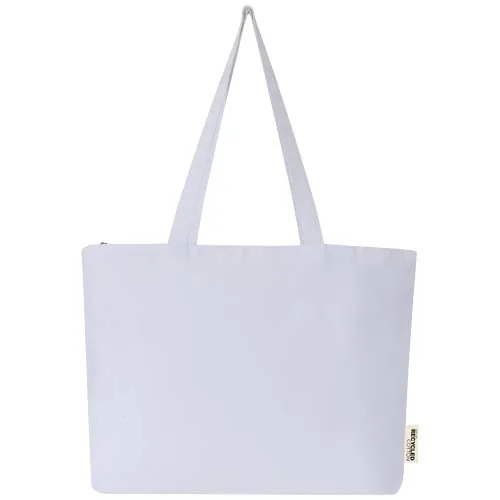 Bolsa Tote de algodón 320 g/m² con cremallera Ningbo