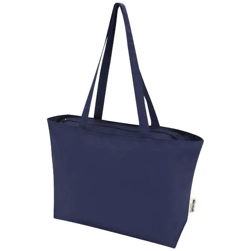 Bolsa Tote de algodón 320 g/m² con cremallera Ningbo