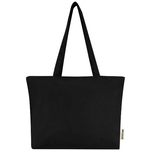 Bolsa Tote de algodón 320 g/m² con cremallera Ningbo