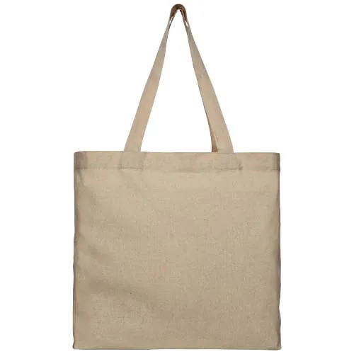 Bolsa Tote de algodón reciclado de 210 g/m² con refuerzos 