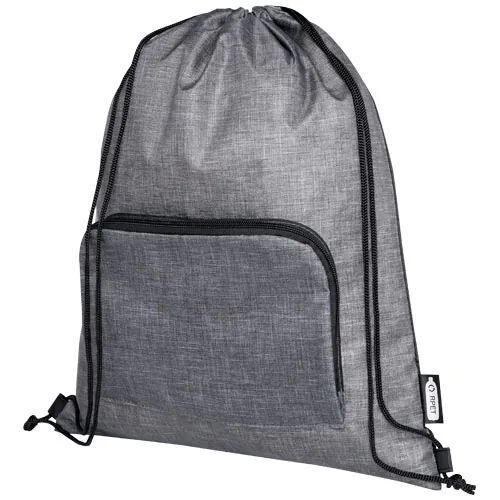 BOLSA CON CORDÓN PLEGABLE RECICLADA DE 7L 