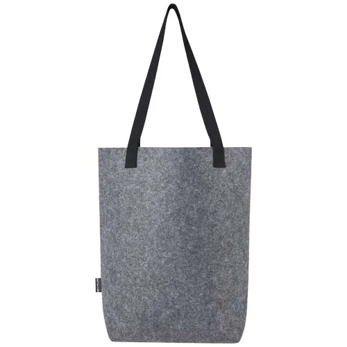 Bolsa Tote de fieltro reciclado GRS con fondo ancho de 12 L 