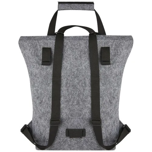 Bolsa para bicicleta enrollable de fieltro reciclado GRS de 13 L 