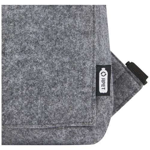 Bolsa para bicicleta enrollable de fieltro reciclado GRS de 13 L 