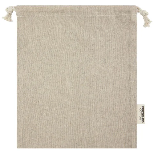 Bolsa de regalo mediana de 1,5 l de algodón reciclado GRS de 150 g/m² 