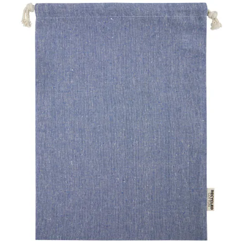 Bolsa de regalo grande de 4 l de algodón reciclado GRS de 150 g/m² 