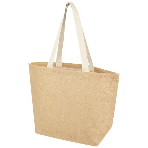 BOLSA TOTE DE YUTE DE 300 G/M² DE 12L 